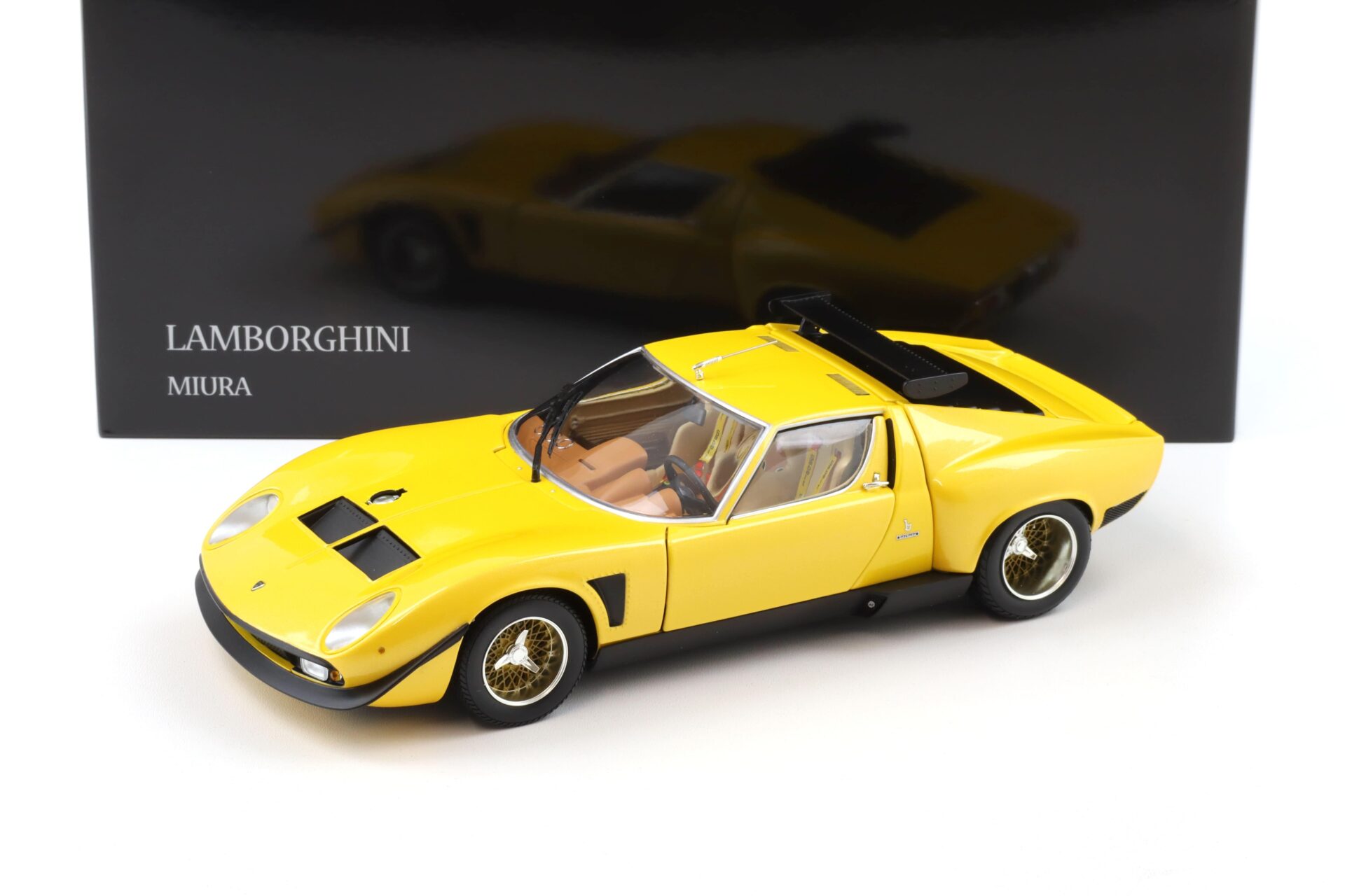 1:18 Kyosho Lamborghini Miura SVR yellow metallic/ black 08319GY