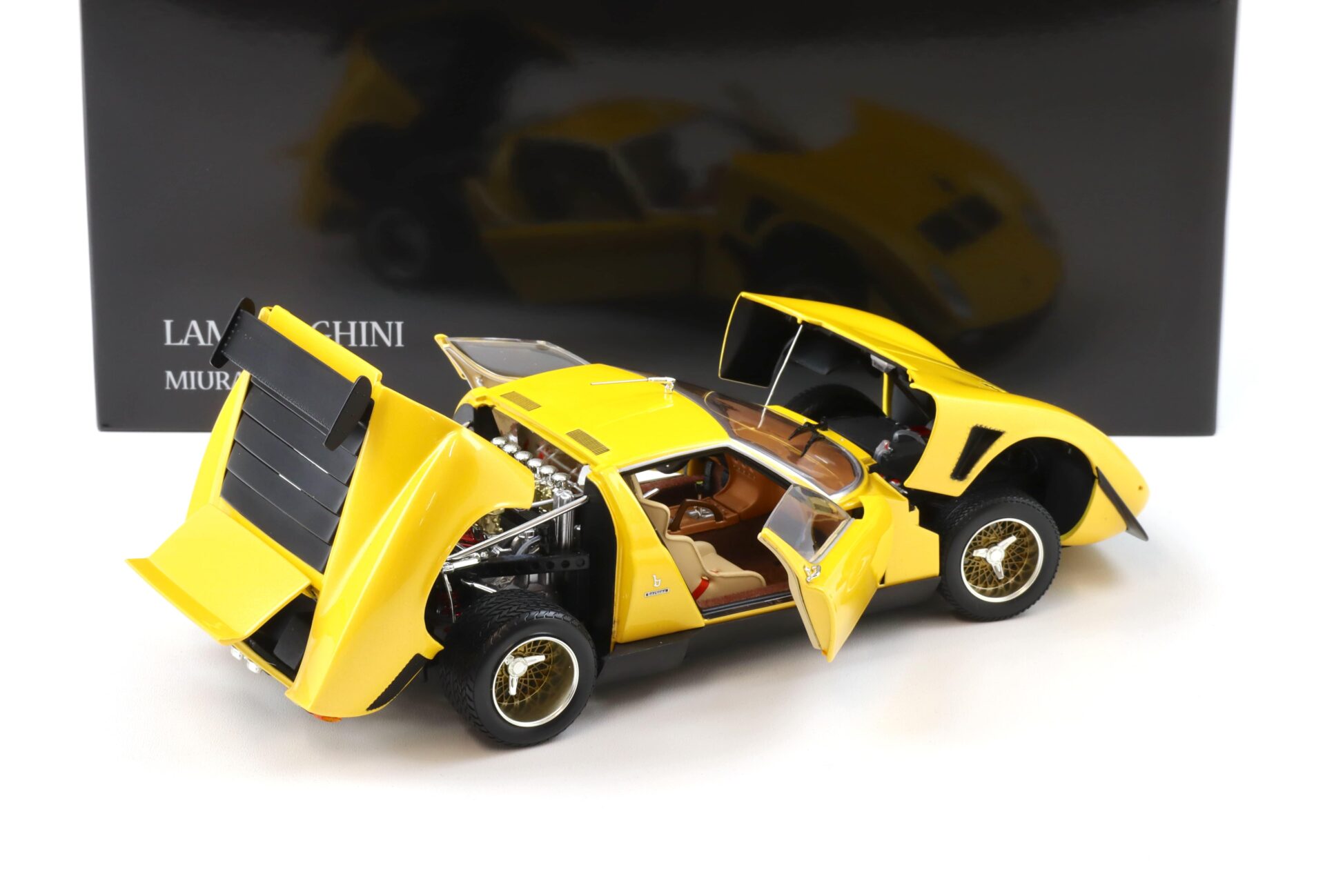 1:18 Kyosho Lamborghini Miura SVR yellow metallic/ black 08319GY