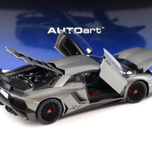 1:18 AUTOart Lamborghini Aventador LP750-4 SV Grigio Titans/ matt grey