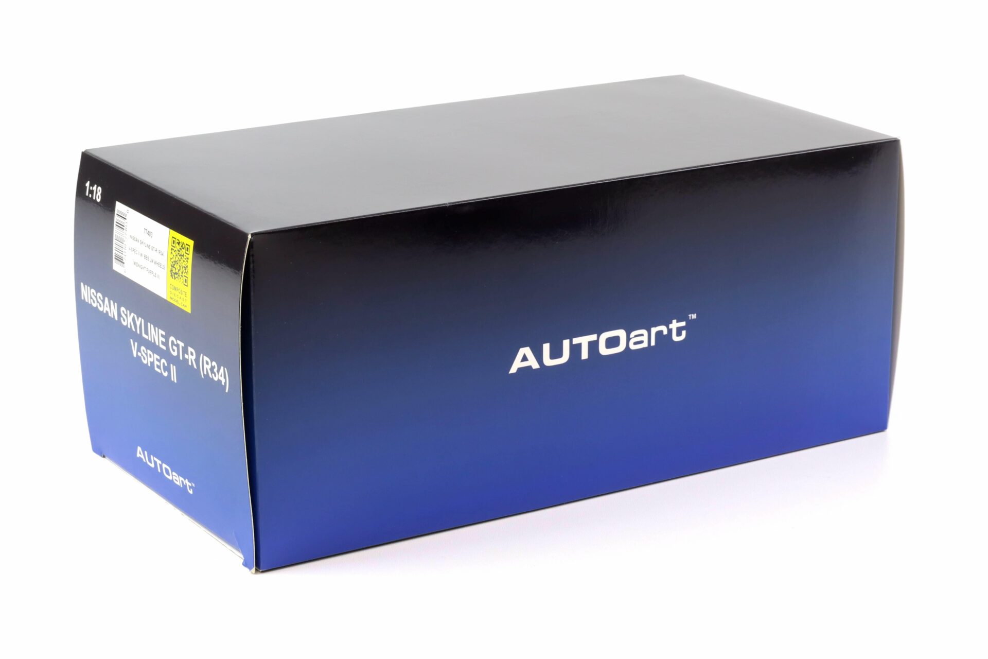 1:18 AUTOart Nissan Skyline GT-R (R34) V-Spec II BBS LM Wheels Midnight purple III