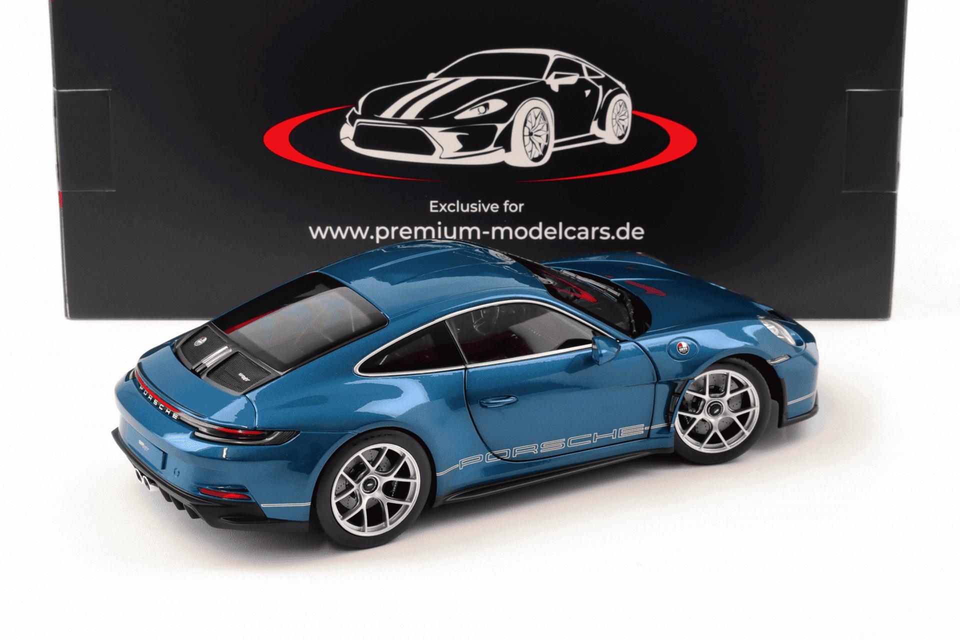 PREORDER 1:18 Norev Porsche 911 992 S/T Sonderwunsch PTS+ Amazonas green - Limited 500 pcs.