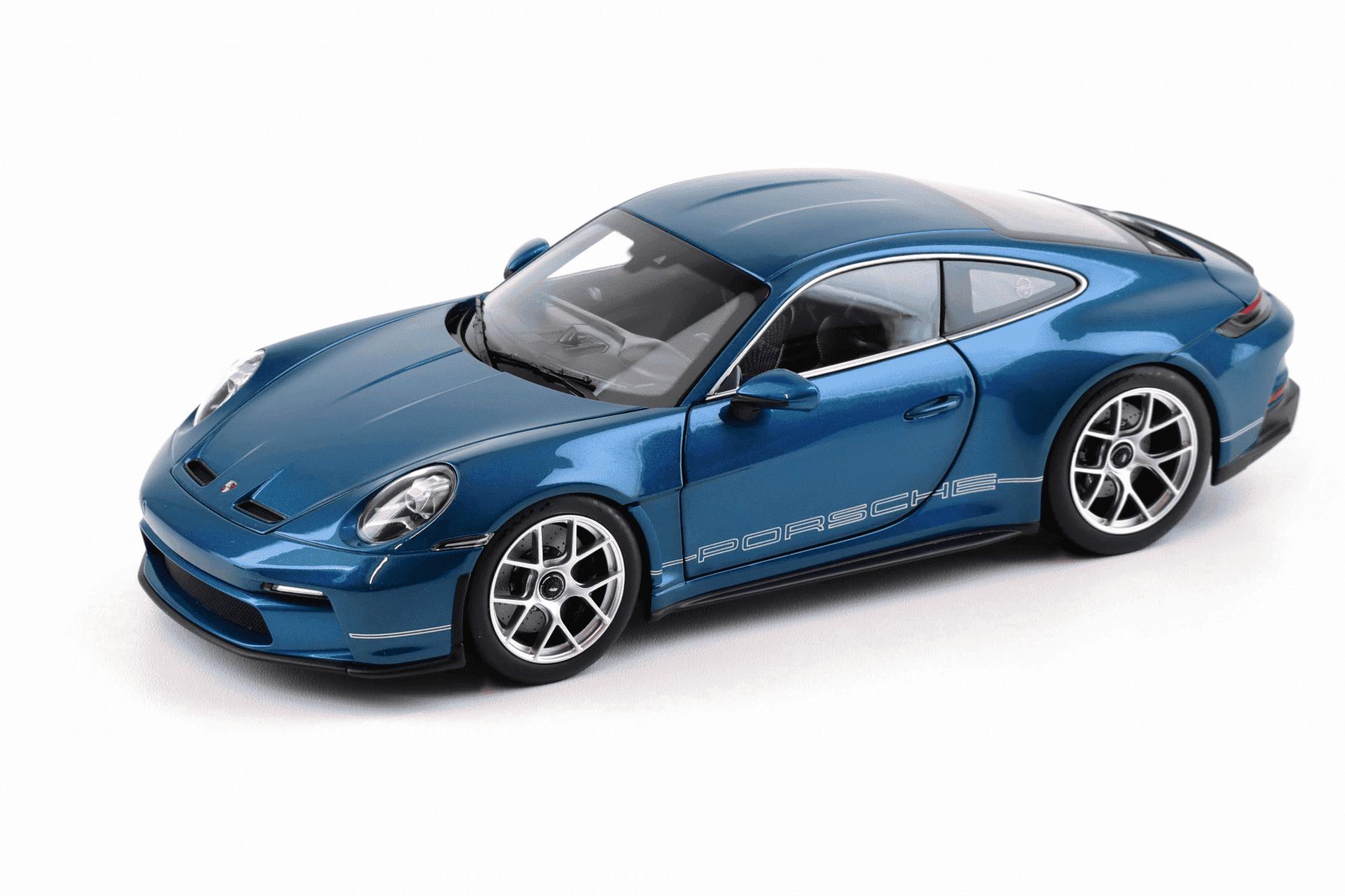 PREORDER 1:18 Norev Porsche 911 992 S/T Sonderwunsch PTS+ Amazonas green - Limited 500 pcs.