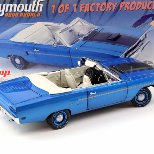 1:18 GMP 1970 Plymouth Road Runner Convertible 1 of 1 Factory Produced blue