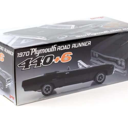 1:18 GMP 1970 Plymouth Road Runner Convertible 440+6 black/ black