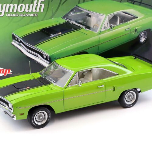 1:18 GMP 1970 Plymouth Road Runner 440.6 Lime green/ black