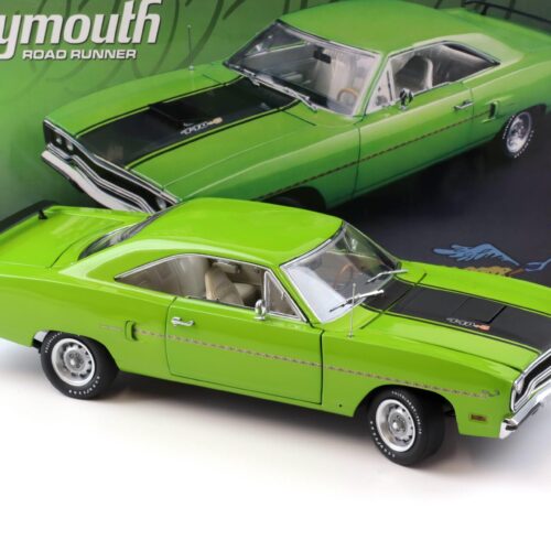 1:18 GMP 1970 Plymouth Road Runner 440.6 Lime green/ black