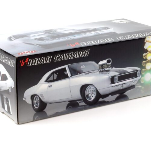 1:18 GMP 1969 Chevrolet Camaro Drag Camaro Street Fighter silver/ black stripes