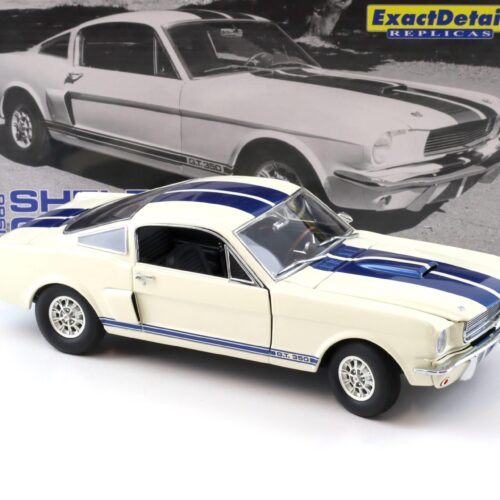 1:18 Exact Detail Shelby GT 350 Coupe 1966 white/ blue stripes