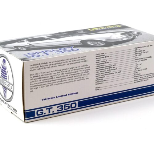 1:18 Exact Detail Shelby GT 350 Coupe 1966 white/ blue stripes