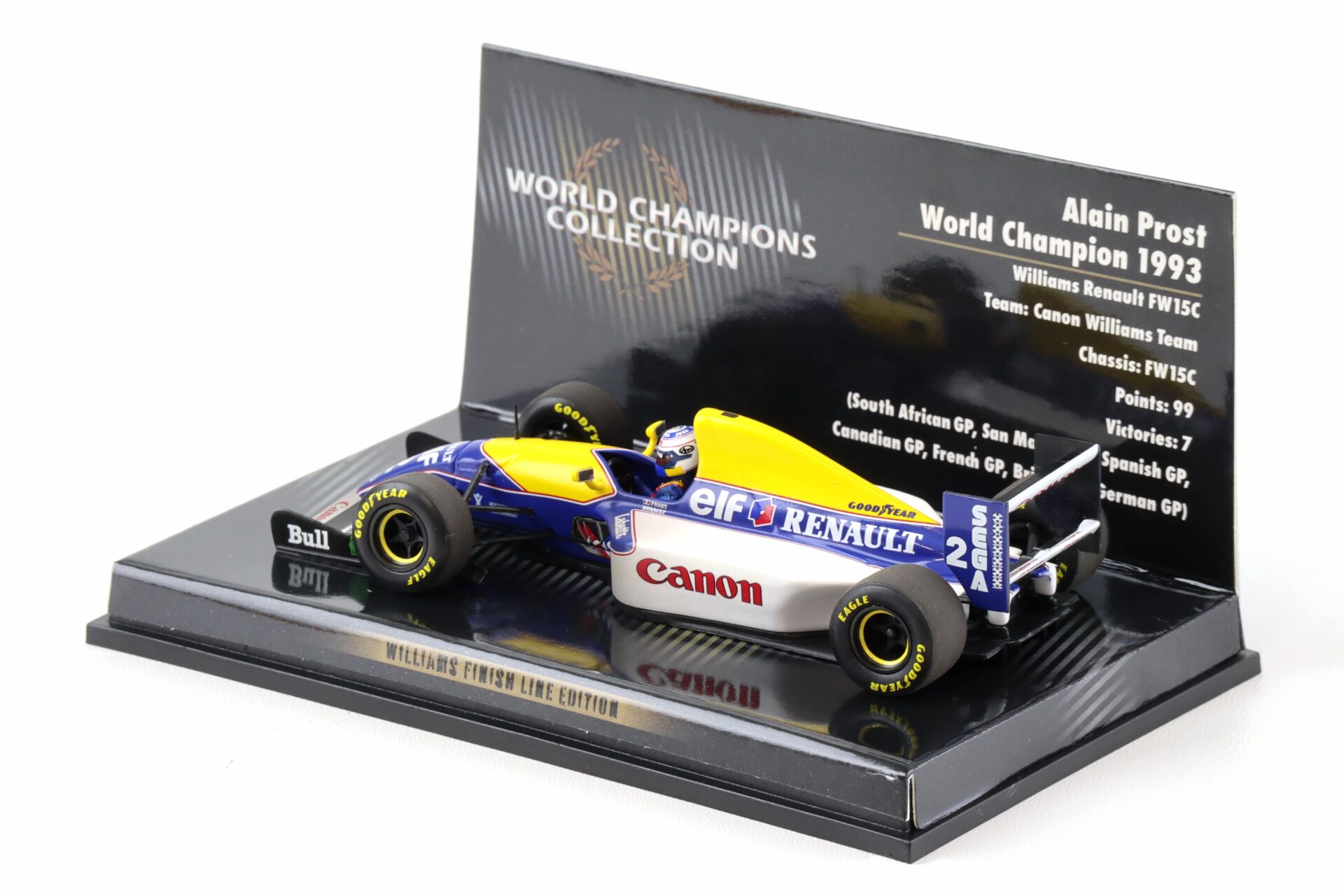 MINICHAMPS 1/43 ウィリアムズ FW15C プロスト WORLD CHAMPION 1993