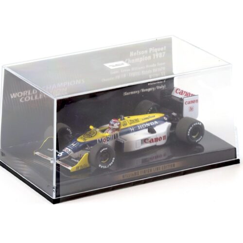 1:43 Minichamps F1 Williams Honda FW11B Nelson Piquet World Champion 1987 Finish Line