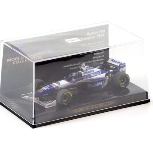 1:43 Minichamps F1 Williams Renault FW18 Damon Hill World Champion 1996 Finish Line