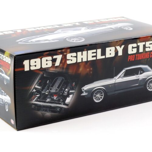1:18 ACME 1967 Shelby GT500 Pro Touring Convertible grey metallic/ black stripes
