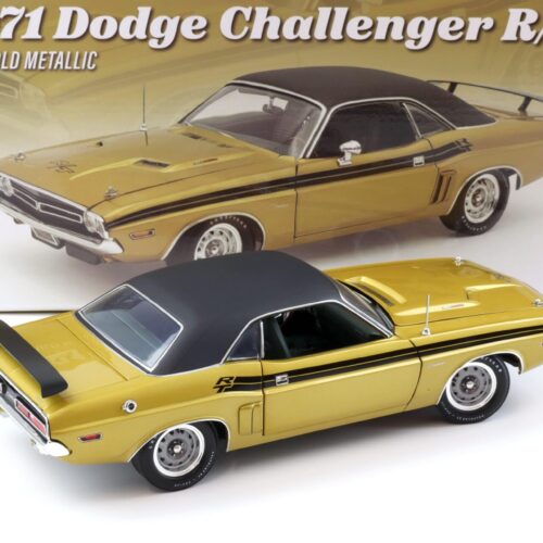 1:18 ACME 1971 Dodge Challenger R/T Coupe GY8 gold metallic/ black roof