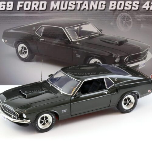 1:18 ACME 1969 Ford Mustang Boss 429 Coupe black Jade/ dark green