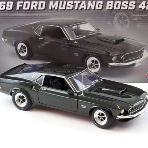 1:18 ACME 1969 Ford Mustang Boss 429 Coupe black Jade/ dark green