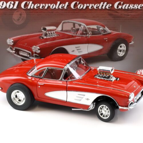 1:18 ACME 1961 Chevrolet Corvette Gasser red/ white