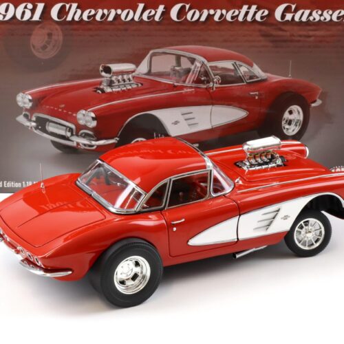 1:18 ACME 1961 Chevrolet Corvette Gasser red/ white