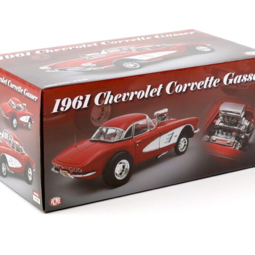 1:18 ACME 1961 Chevrolet Corvette Gasser red/ white