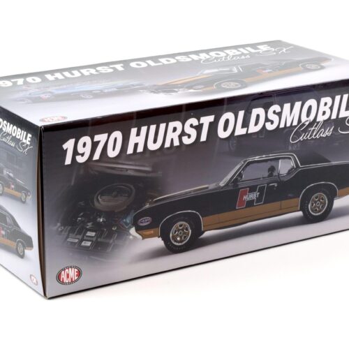 1:18 ACME 1970 Oldsmobile Cutlass SX Coupe Hurst Edition black/ gold