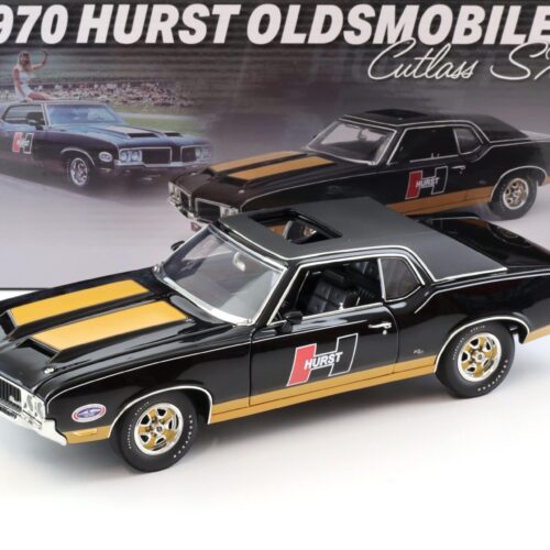 1:18 ACME 1970 Oldsmobile Cutlass SX Coupe Hurst Edition black/ gold