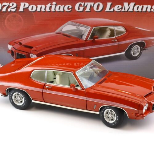 1:18 ACME 1972 Pontiac GTO LeMans Ram Air Coupe Sundance Orange