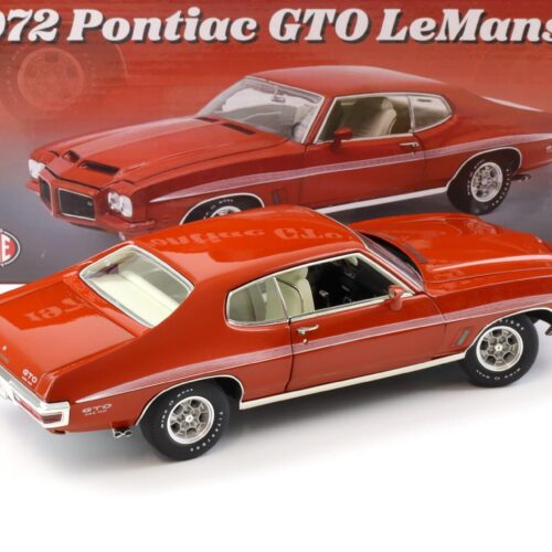 1:18 ACME 1972 Pontiac GTO LeMans Ram Air Coupe Sundance Orange