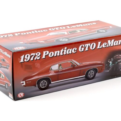 1:18 ACME 1972 Pontiac GTO LeMans Ram Air Coupe Sundance Orange