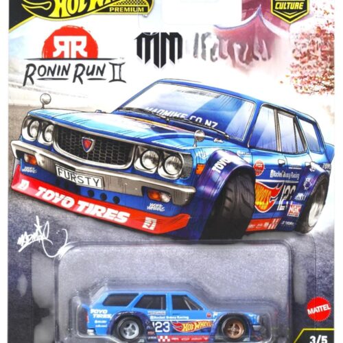 1:64 Hot Wheels Premium 2025 Ronin Run 2 - JBK50 Mad Mike Mazda RX-3 Wagon