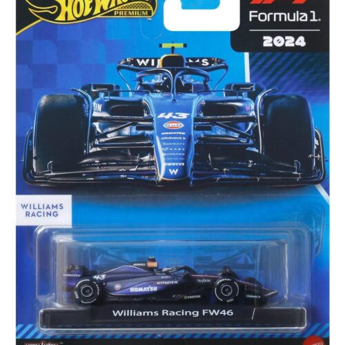 1:64 Hot Wheels Premium Formula 1 F1 2024 Williams Racing FW46 #43