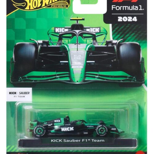 1:64 Hot Wheels Premium Formula 1 F1 2024 KICK Sauber F1 Team #24