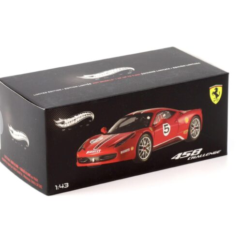 1:43 Hot Wheels Elite Ferrari 458 Challenge Coupe 2011 red #5