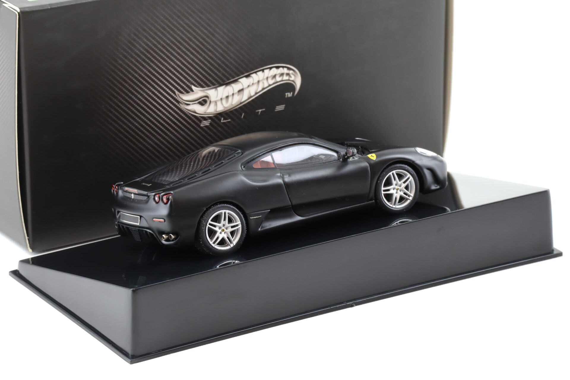 1:43 Hot Wheels Elite Ferrari F430 Coupe 2004 matt black
