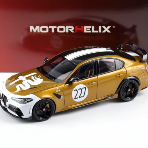 1:18 Motorhelix Alfa Romeo Giulia GTAm Ocra GT gold #227 two tone Livery