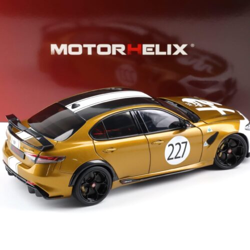 1:18 Motorhelix Alfa Romeo Giulia GTAm Ocra GT gold #227 two tone Livery