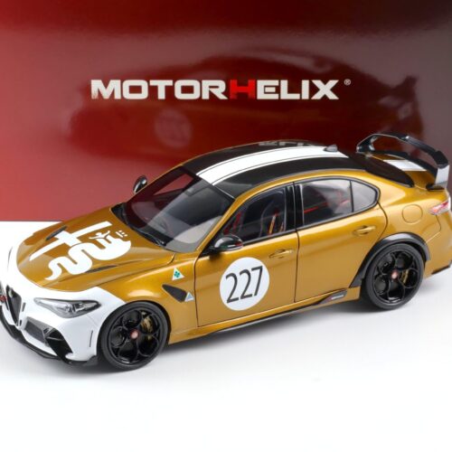 1:18 Motorhelix Alfa Romeo Giulia GTAm Ocra GT gold #227 two tone Livery