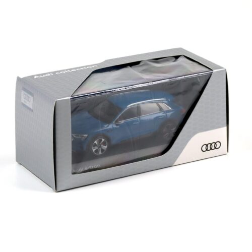 1:43 Spark Audi e-tron 2019 Antigua blue DEALER VERSION