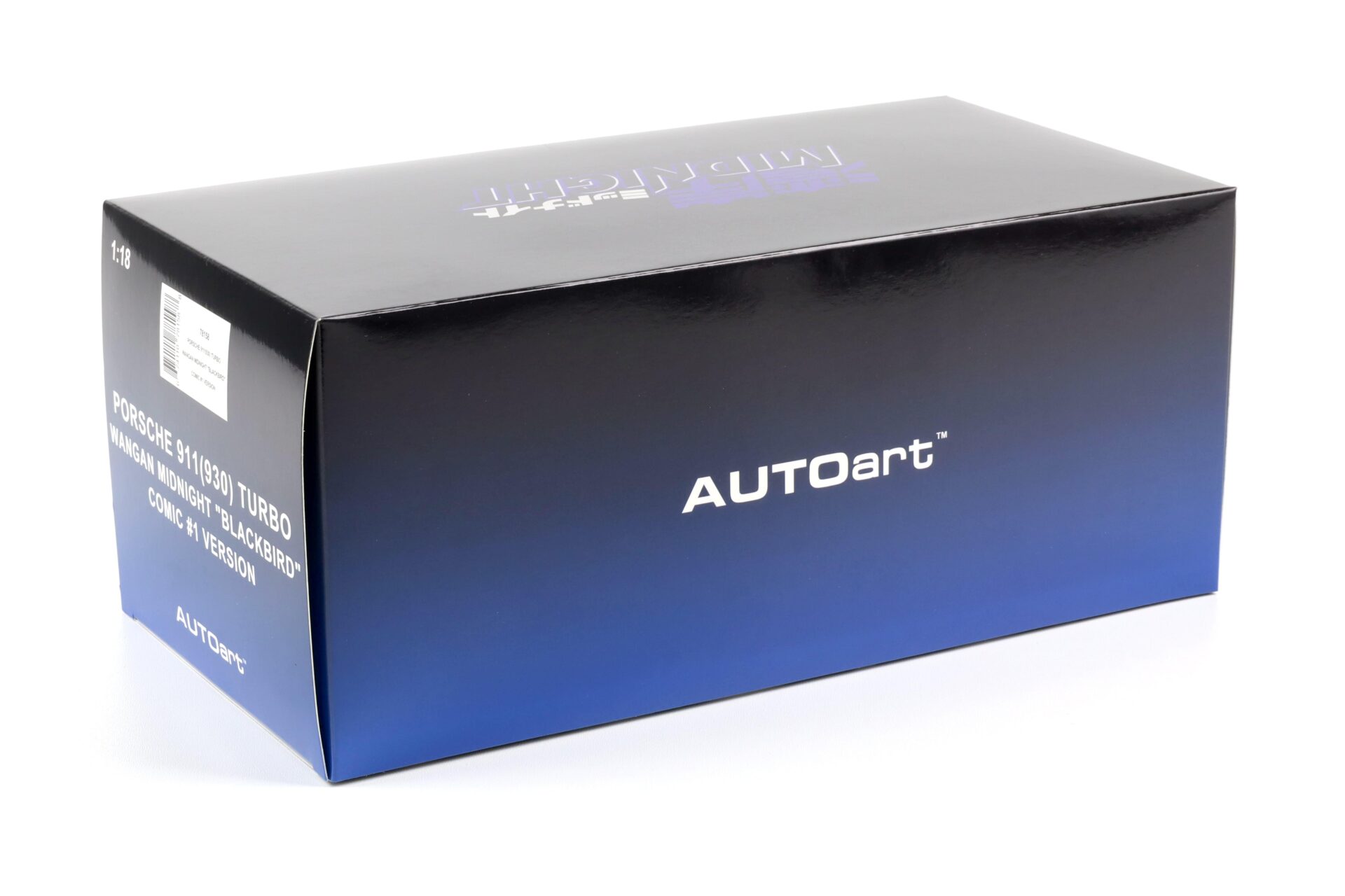 1:18 AUTOart Porsche 911 (930) Turbo WANGAN Midnight Blackbird Comic #1 Version
