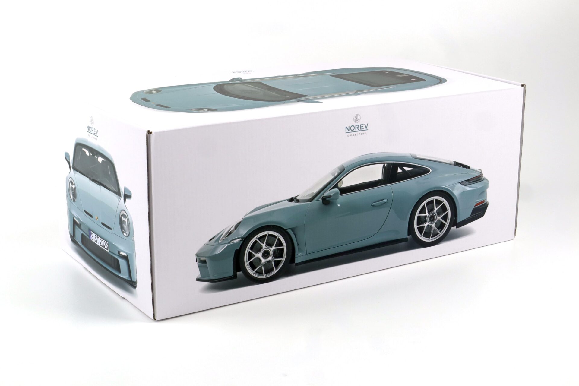 1:12 Norev Porsche 911 992 S/T Coupe 2023 Meissen blue 127550
