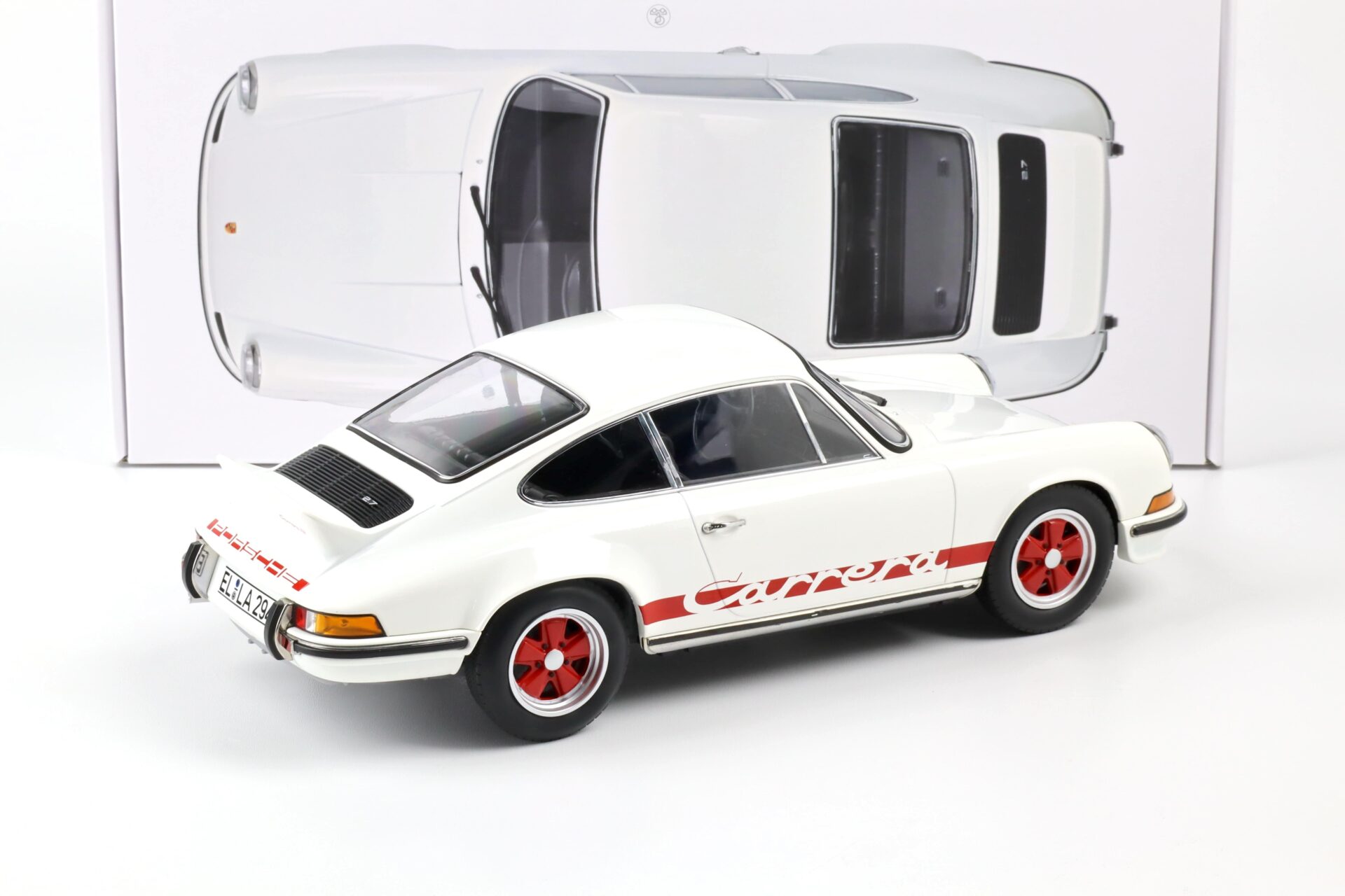 1:12 Norev Porsche 911 Carrera RS 2.7 Grand Prix white/ red 1972