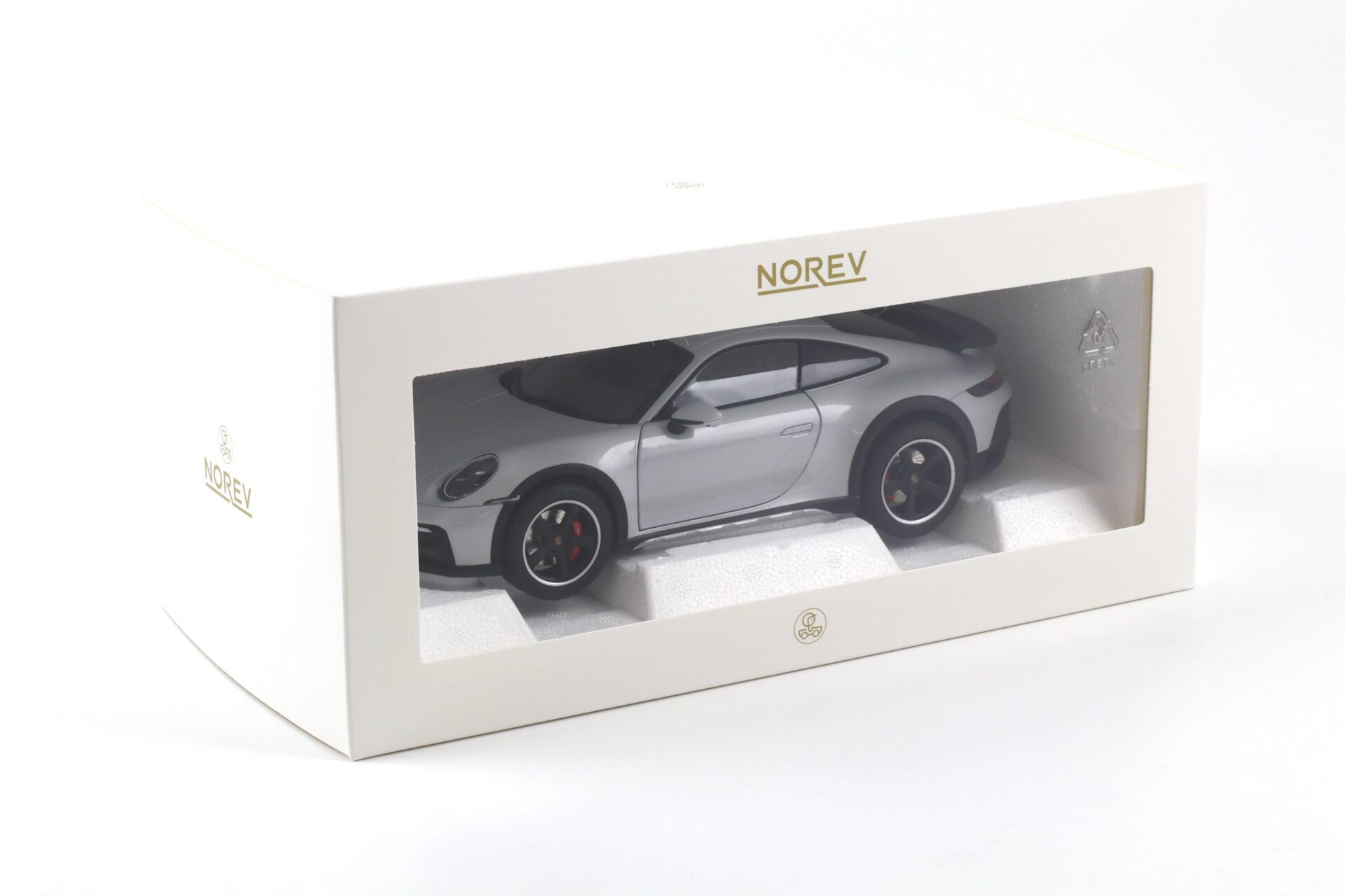 1:18 Norev Porsche 911 (992) Dakar Coupe 2023 Ice grey metallic 187242