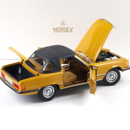 1:18 Norev Mercedes 450SL R107 Cabriolet 1975 Cayenne orange 183350