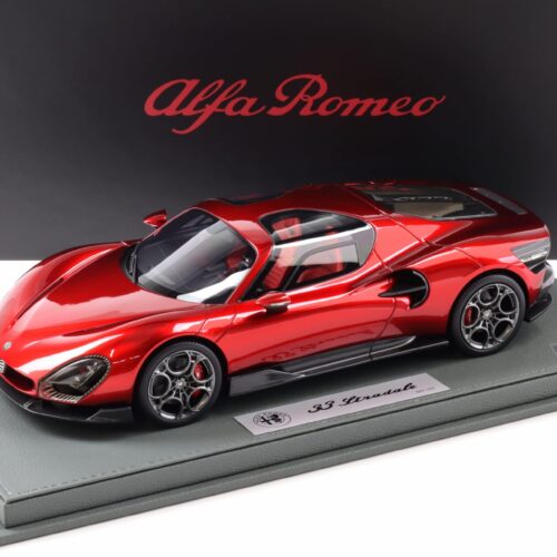 1:18 BBR Alfa Romeo 33 Stradale Rosso Villa dÂ´Este red metallic - Limited 333 pcs.