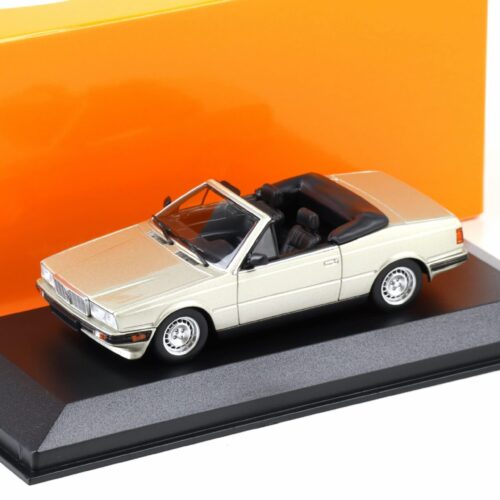 1:43 Minichamps Maxichamps Maserati Biturbo Spyder 1984 silver metallic