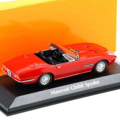 1:43 Minichamps Maxichamps Maserati Ghibli Spyder 1969 red