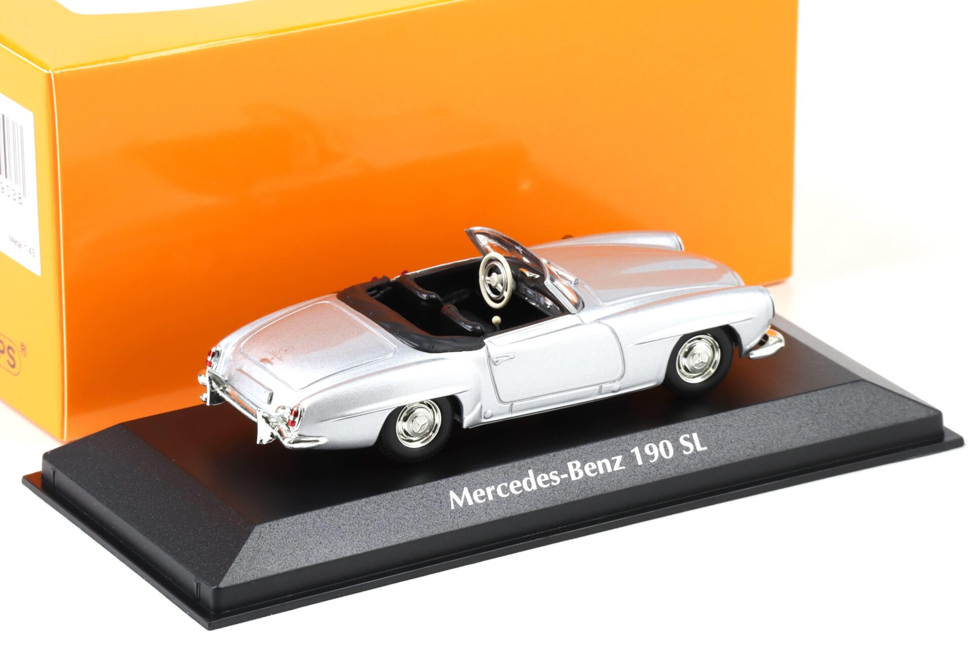 1:43 Minichamps Maxichamps Mercedes 190 SL Cabriolet 1955 silver