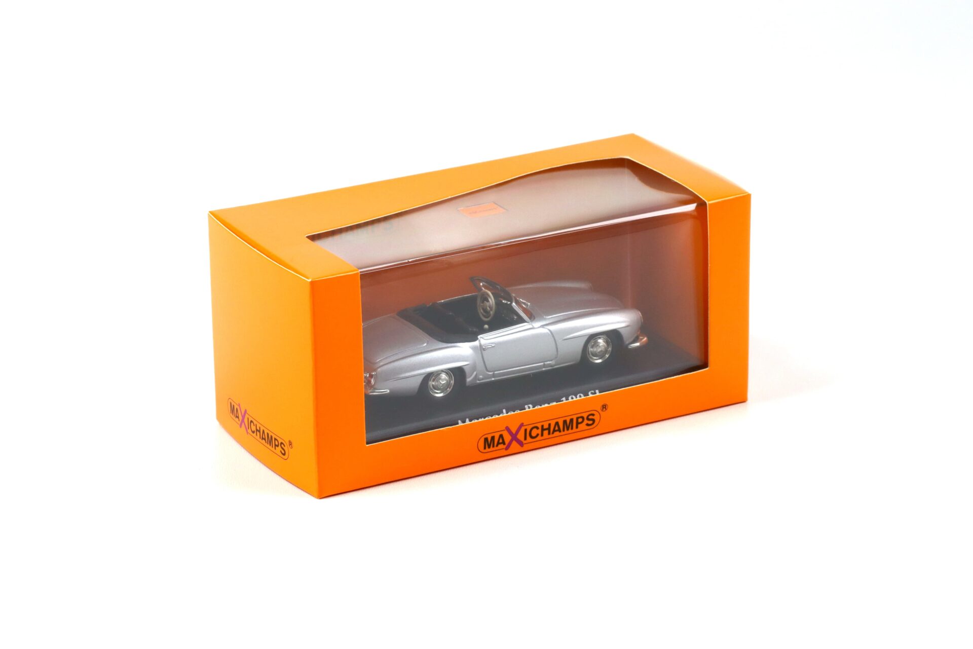 1:43 Minichamps Maxichamps Mercedes 190 SL Cabriolet 1955 silver