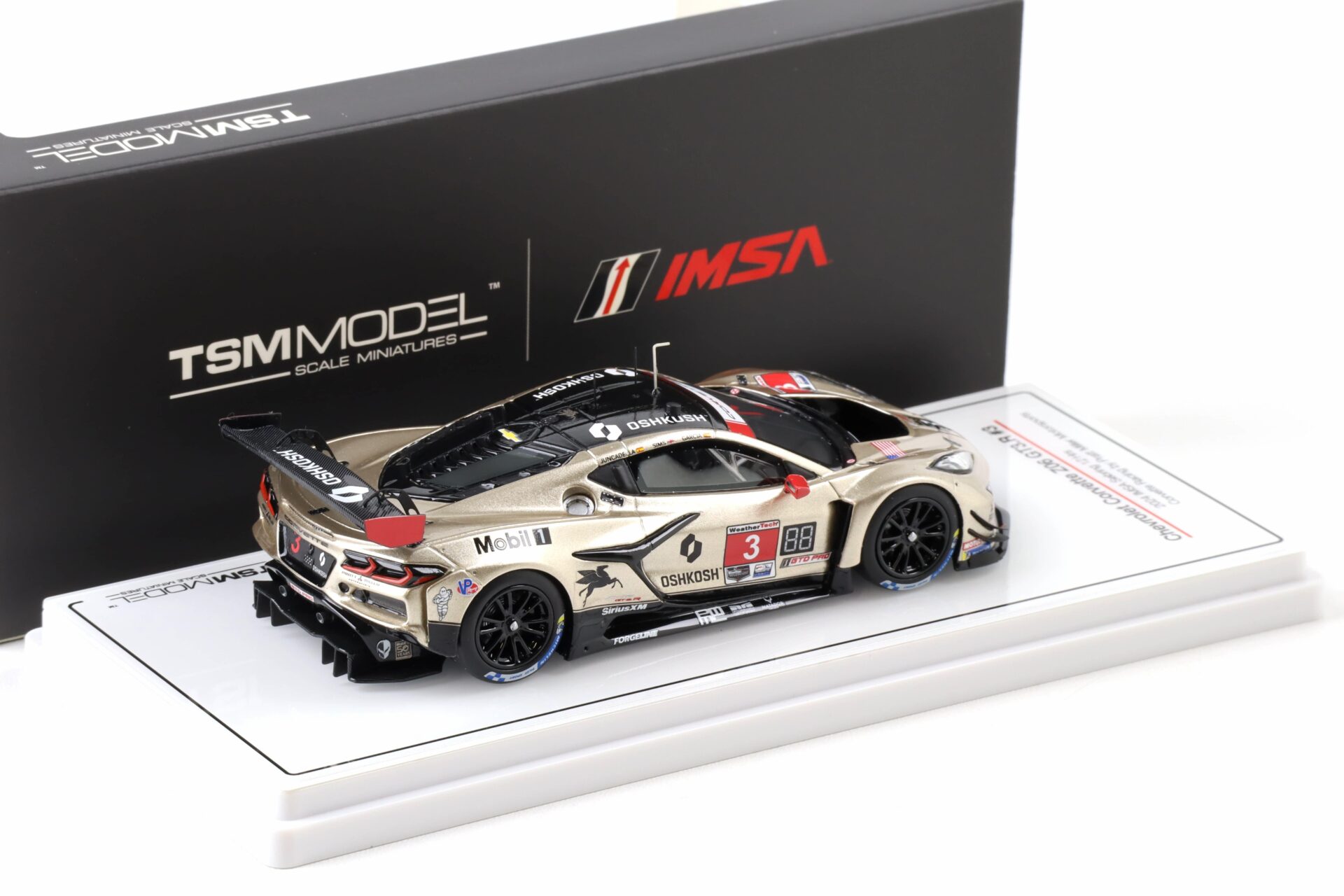 1:43 TSM Model Chevrolet Corvette Z06 GT3.R #3 IMSA 2024 Sebring 12h #3 Garcia/ Sims