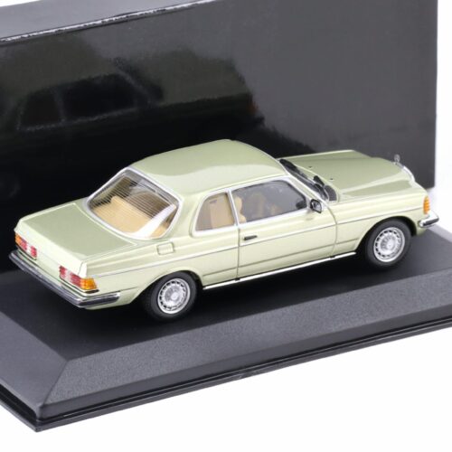 1:43 Minichamps Mercedes 230CE W123 Coupe 1977 silver-green metallic