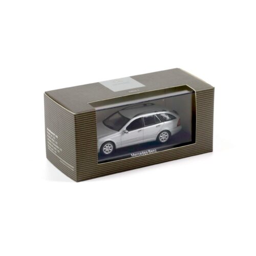 1:43 Minichamps Mercedes C-Klasse T-Modell S203 silver metallic DEALER VERSION